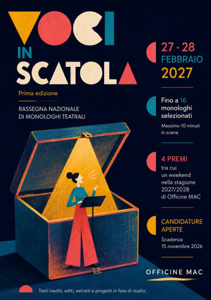 Locandina Concorso Monologhi